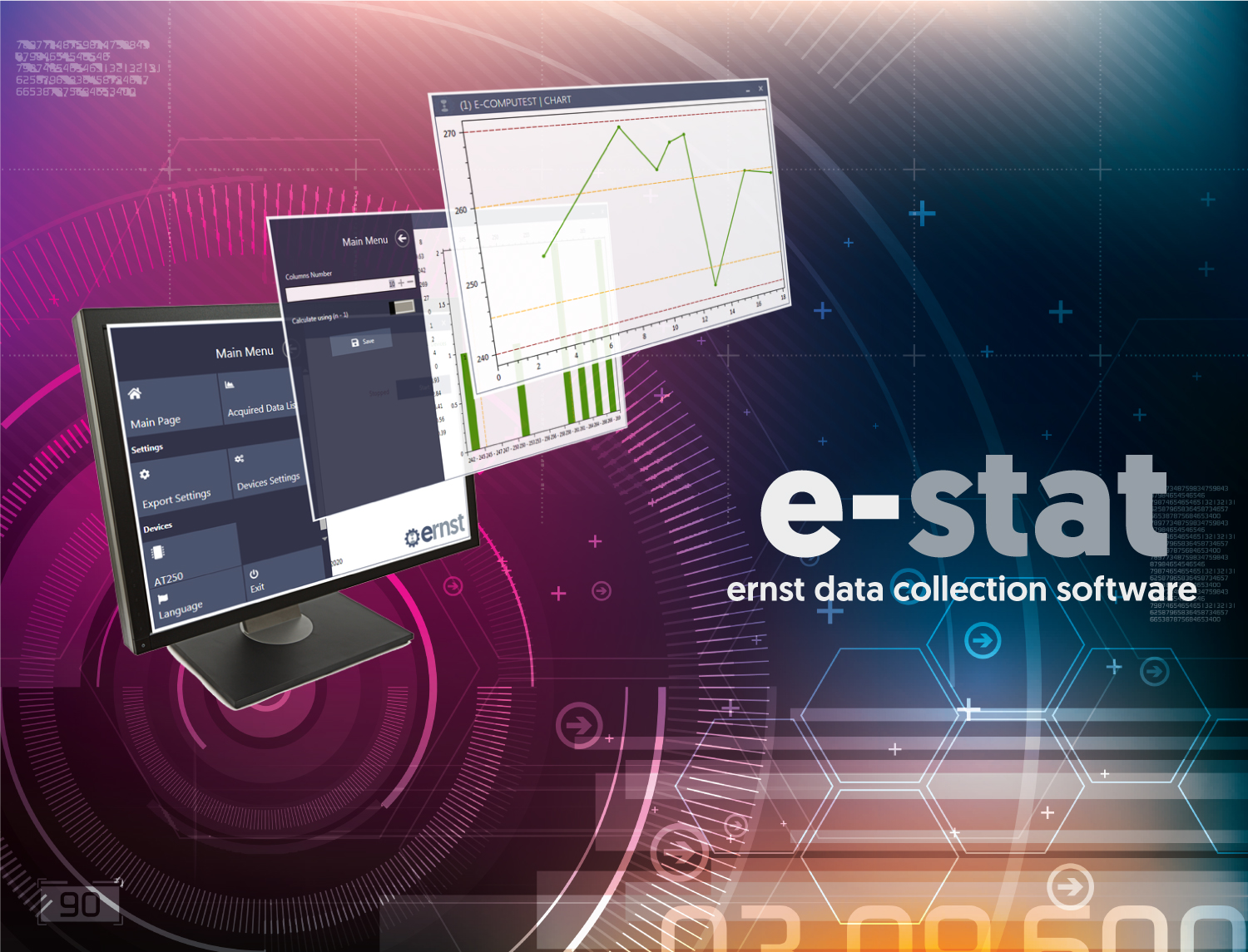 e-stat software per durometri Ernst